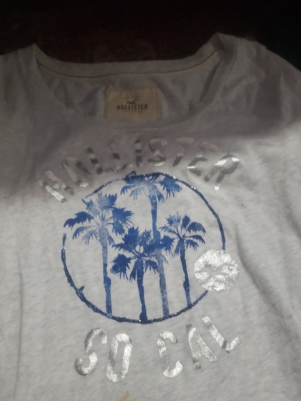 Hollister Girls' White 'So Cal' Palm Graphic Tee